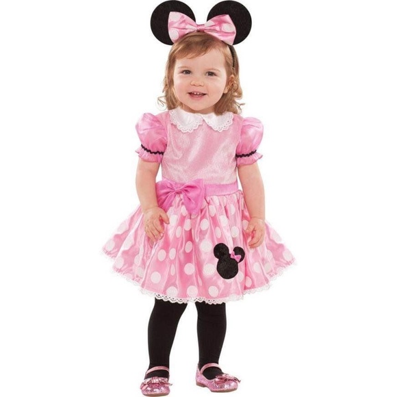 BRAND NEW baby girl Disney Minnie Mouse halloween costume size 6 - 12 Months - Picture 1 of 7
